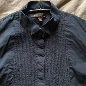 Tuxedo shirt dress